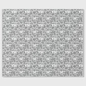 Papier Cadeau Papier d'enrobage de profil de vache (Plat)