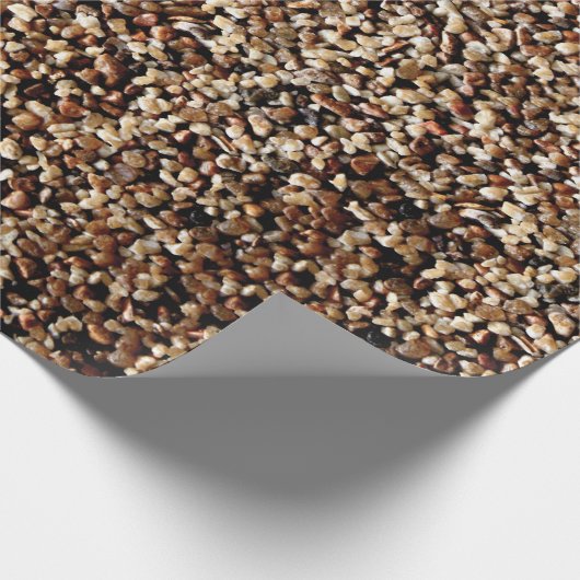 Papier Cadeau Papier d'enrobage de texture de roches (Coin)