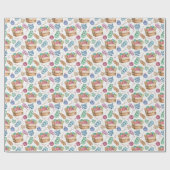 Papier Cadeau Papier d'enrobage de tricot (Plat)