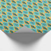 Papier Cadeau Papier d'enrobage de trotter de l'Arlequin Retro G (Coin)