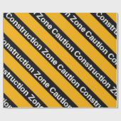 Papier Cadeau Papier d'enrobage de zone de construction (Plat)