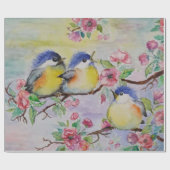 Papier Cadeau Papier d'enrobage des flèches de printemps (Plat)