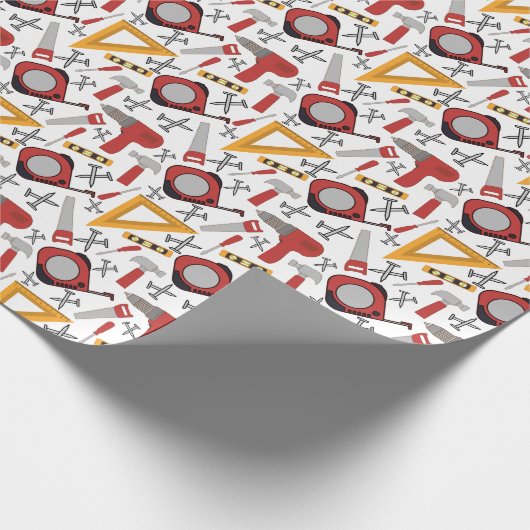 Papier Cadeau Papier d'enrobage des outils rouges (Coin)