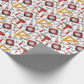 Papier Cadeau Papier d'enrobage des outils rouges (Coin)