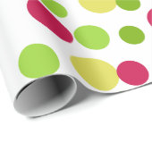Papier Cadeau Papier d'enrobage des points de partie (Coin rond)
