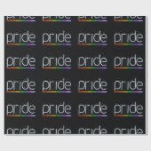 Papier Cadeau Papier d'enrobage des signes gay pride (Plat)