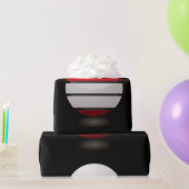 Papier Cadeau Papier d'enrobage d'icônes rouge et blanc Droid