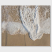 Papier Cadeau Papier d'enrobage d'océan et de plage (Plat)