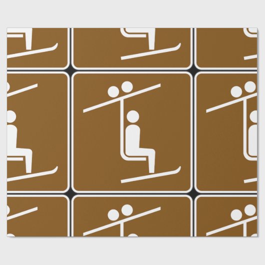 Papier Cadeau Papier d'enrobage du panneau de levage (Plat)