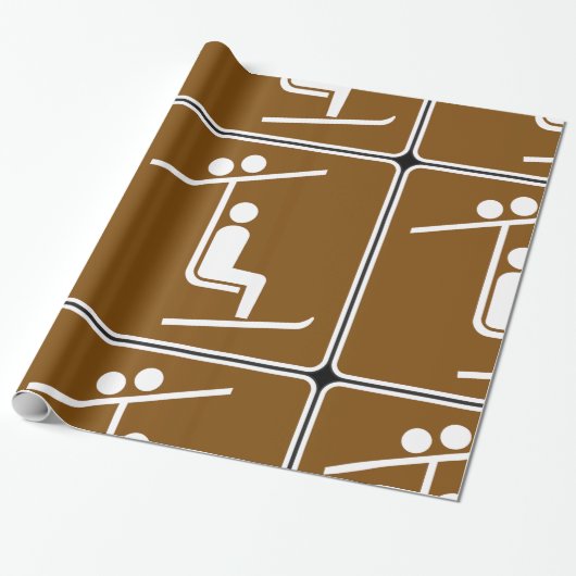 Papier Cadeau Papier d'enrobage du panneau de levage (Déroulé)