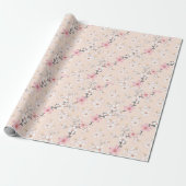 Papier Cadeau Papier d'enrobage en fleur de cerisier de 30 pouce (Déroulé)