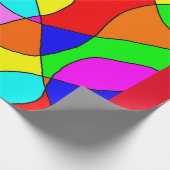 Papier Cadeau Papier d'enrobage en verre (Coin)