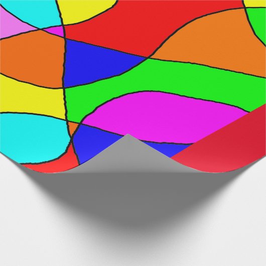 Papier Cadeau Papier d'enrobage en verre (Coin)