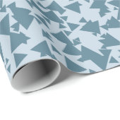 Papier Cadeau Papier d'enrobage géométrique moderne Triangles (Coin rond)