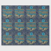 Papier Cadeau Papier d'enrobage Hanoukka "O Dreidel Dreidel..." (Plat)