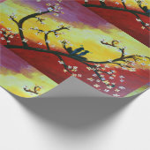 Papier Cadeau Papier d'enrobage Inséparables (Coin)