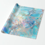 Papier Cadeau Papier d'enrobage Iridescendant (Déroulé)