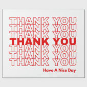 Papier Cadeau Papier d'enrobage Merci Petites entreprises (Plat)