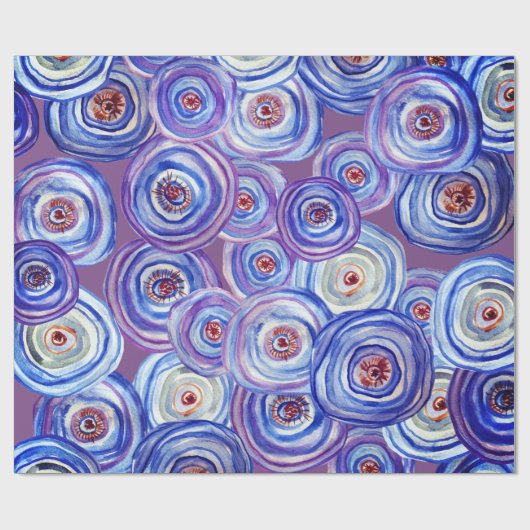 Papier Cadeau Papier d'enrobage Motif circulaire (Plat)