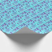 Papier Cadeau Papier d'enrobage motif feuille (Coin)