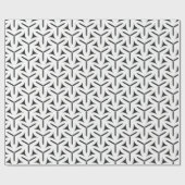 Papier Cadeau Papier d'enrobage Motif pour lames gothiques (Plat)