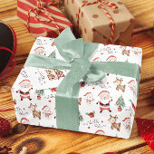 Papier Cadeau Papier d'enrobage père Noël Pôle Nord