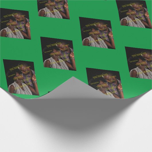 Papier Cadeau Papier d'enrobage pour Modèle photo vertical (Coin)