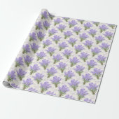 Papier Cadeau Papier d'enrobage Provence Lavender Bunches (Déroulé)