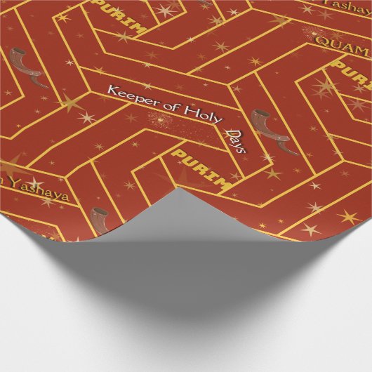 Papier Cadeau Papier d'enrobage Quam Purim 30" (Coin)