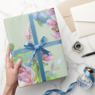 Papier Cadeau Papier d'enrobage Rose