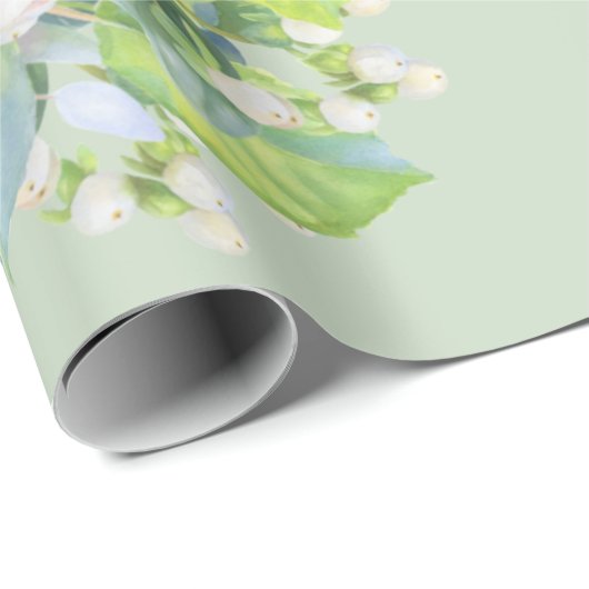 Papier Cadeau Papier d'enrobage Rose (Coin rond)