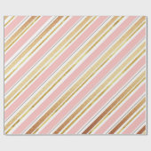 Papier Cadeau Papier d'enrobage rose de texture gris or (Plat)