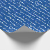 Papier Cadeau Papier d'enrobage tout temps personnalisable moder (Coin)