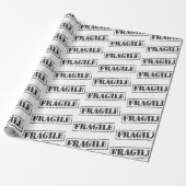 Papier Cadeau Papier d'enrobage Vintage fragile (Déroulé)