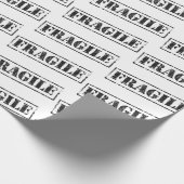 Papier Cadeau Papier d'enrobage Vintage fragile (Coin)