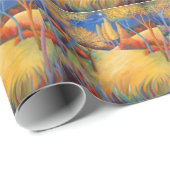 Papier Cadeau Papier d'enveloppe de cadeau de lune d'automne (Coin rond)