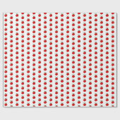 Papier Cadeau Papier d'enveloppement à la pomme mignon (Plat)