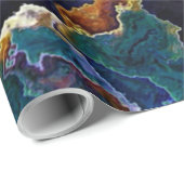 Papier Cadeau Papier d'enveloppement à lame d'huile (Coin rond)