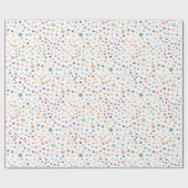 Papier Cadeau Papier d'enveloppement à l'aquarelle Rainbow Confe (Plat)