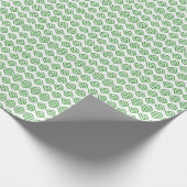 Papier Cadeau Papier d'enveloppement à motif vert (Coin)