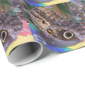 Papier Cadeau Papier d'enveloppement à papillon Nice (Coin rond)