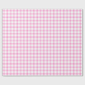 Papier Cadeau Papier d'enveloppement à séchage rose chaud modern (Plat)