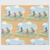 Papier Cadeau Papier d'enveloppement à vélo extérieur (Plat)