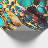 Papier Cadeau Papier d'enveloppement anodisé en métal (Coin)