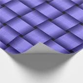 Papier Cadeau Papier d'enveloppement au ruban violet profond (Coin)