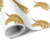 Papier Cadeau Papier d'enveloppement blanc magique de vacances à (Coin rond)