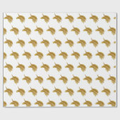 Papier Cadeau Papier d'enveloppement blanc magique de vacances à (Plat)