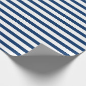 Papier Cadeau Papier d'enveloppement bleu et blanc de la marine (Coin)