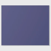 Papier Cadeau Papier d'enveloppement Blue Dutch Indigo #3A3A70 (Plat)