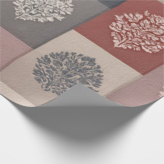 Papier Cadeau Papier d'enveloppement botanique rustique | Pr blo